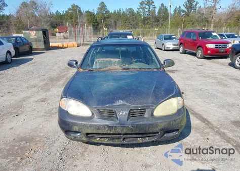 2000 Hyundai Elantra Gls z USA, uszkodzony, nr VIN KMHJW35F0YU169534